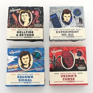 Dr Squatch Stranger Things Limited Edition Soap Set 4 Pack 5oz